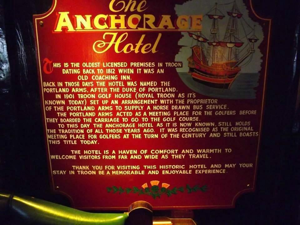 The Anchorage Hotel Troon Exterior foto